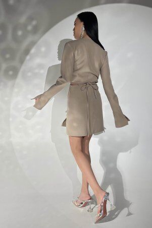 Jadone Fashion: Сукня Клеменс бежевий - фото 5