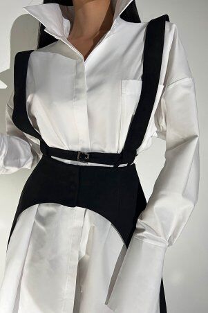 Jadone Fashion: Сукня Косет без портупеї білий - фото 5