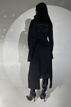 Jadone Fashion: Сукня Косет без портупеї чорний - фото 2