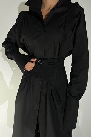 Jadone Fashion: Сукня Косет без портупеї чорний - фото 3