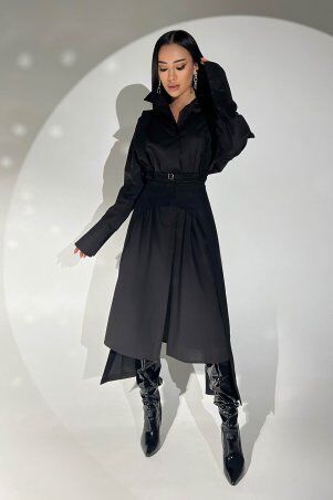 Jadone Fashion: Сукня Косет без портупеї чорний - фото 4