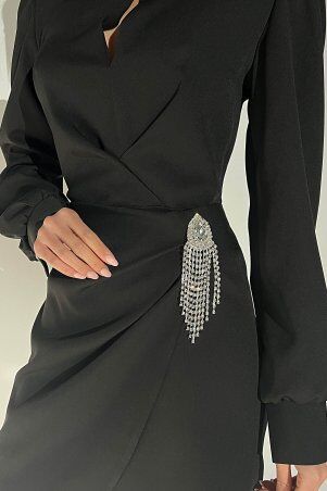 Jadone Fashion: Сукня Дайон чорний - фото 2