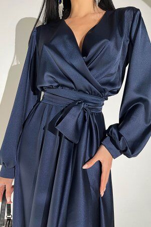 Jadone Fashion: Сукня Шик темно-синій - фото 2