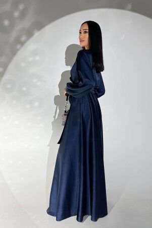 Jadone Fashion: Сукня Шик темно-синій - фото 3