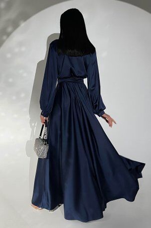 Jadone Fashion: Сукня Шик темно-синій - фото 6