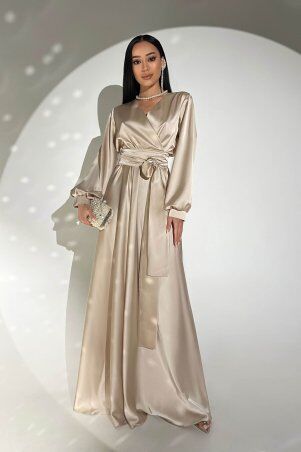 Jadone Fashion: Сукня Шик бежевий - фото 1
