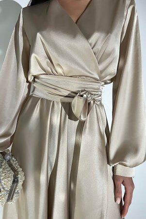 Jadone Fashion: Сукня Шик бежевий - фото 2