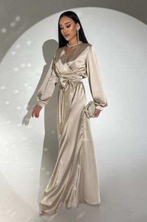 Jadone Fashion: Сукня Шик бежевий - фото 5