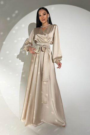 Jadone Fashion: Сукня Шик бежевий - фото 6