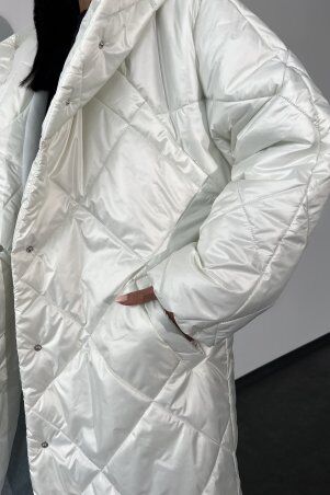 Jadone Fashion: Зимове пальто Вінтер білий - фото 2