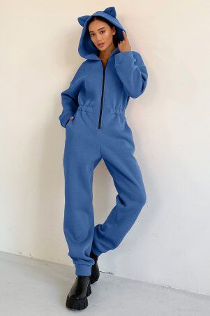 Jadone Fashion: Комбінезон Еміль блакитний - фото 1