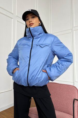 Jadone Fashion: Демісезонна куртка Сія блакитний - фото 1
