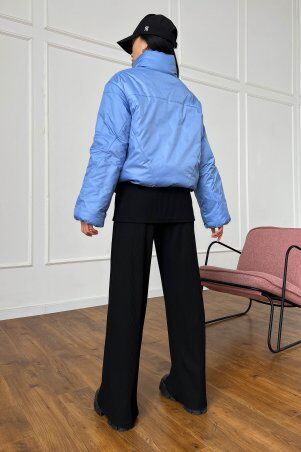 Jadone Fashion: Демісезонна куртка Сія блакитний - фото 2
