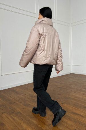 Jadone Fashion: Демісезонна куртка Сія бежевий - фото 3