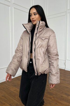 Jadone Fashion: Демісезонна куртка Сія бежевий - фото 5