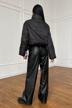 Jadone Fashion: Демісезонна куртка Сія чорний - фото 8