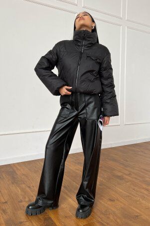 Jadone Fashion: Демісезонна куртка Сія чорний - фото 9