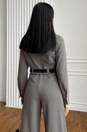 Jadone Fashion: Жакет Надія без ремня сірий - фото 6