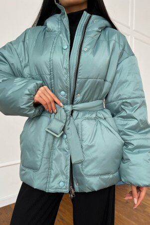 Jadone Fashion: Демісезонна куртка Мая оливка - фото 5