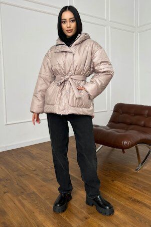 Jadone Fashion: Демісезонна куртка Мая бежевий - фото 3