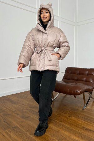 Jadone Fashion: Демісезонна куртка Мая бежевий - фото 4