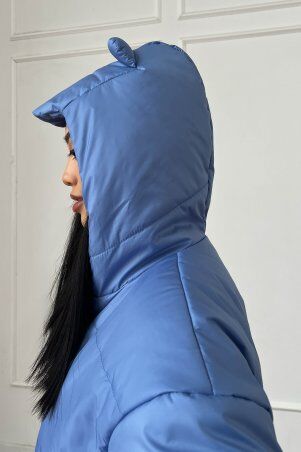 Jadone Fashion: Демісезонна куртка Мая блакитний - фото 2