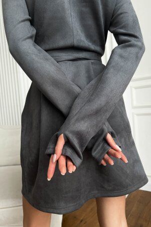 Jadone Fashion: Сукня Аріан сірий - фото 4