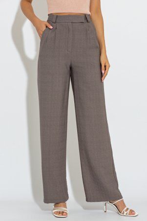 Itelle: Літні брюки з лляної тканини кольору тютюн Жюліет 4157 - фото 1