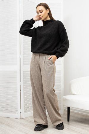 Itelle: Укорочений светр чорного кольору Ріанна V2150351 - фото 4