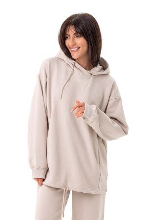 Emass: Худі довге бежевий 1183-05-5 - фото 4
