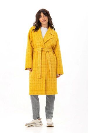 Emass: Пальто Кліо жовте 446-26-1 - фото 4