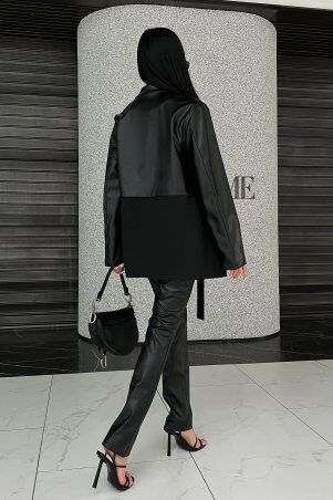 Jadone Fashion: Піджак на підкладці Глобал чорний - фото 2