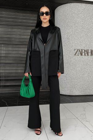 Jadone Fashion: Піджак на підкладці Глобал чорний - фото 3