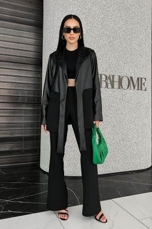 Jadone Fashion: Піджак на підкладці Глобал чорний - фото 5