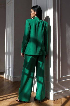 Itelle: Брючний костюм зеленого кольору Заріна 3179 - фото 3