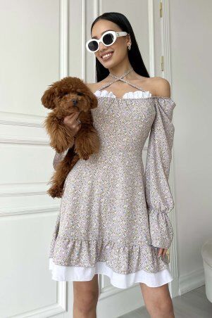 Jadone Fashion: Сукня Леда ліловий - фото 3