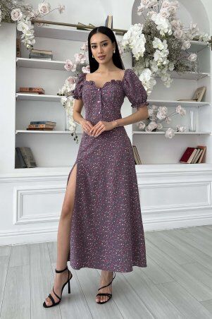 Jadone Fashion: Сукня Амбі черника - фото 1