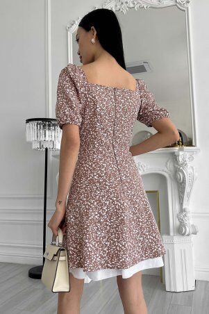 Jadone Fashion: Сукня Малу кавовий - фото 2