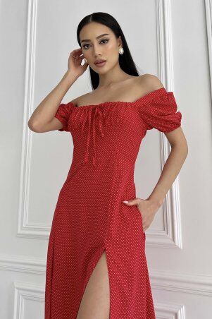 Jadone Fashion: Сукня Єсенія червоний - фото 3