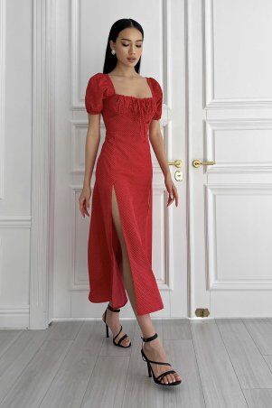 Jadone Fashion: Сукня Єсенія червоний - фото 5