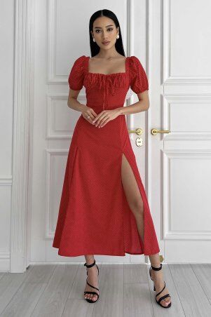 Jadone Fashion: Сукня Єсенія червоний - фото 6