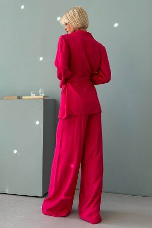 Jadone Fashion: Костюм з брюками Гіант малиновий - фото 2