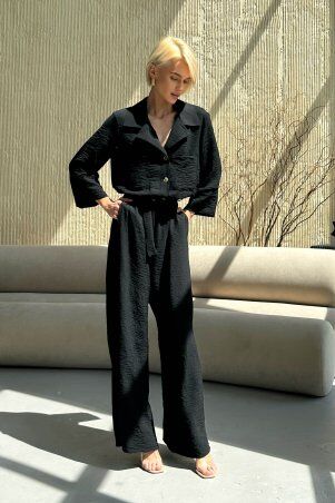 Jadone Fashion: Комбінезон Таліта чорний - фото 4