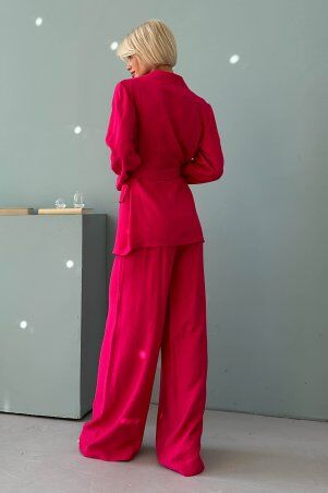 Jadone Fashion: Брюки-кюлоти Бейд малиновий - фото 2