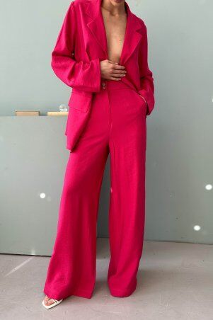 Jadone Fashion: Брюки-кюлоти Бейд малиновий - фото 5