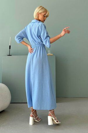 Jadone Fashion: Сукня Джансі блакитний - фото 4