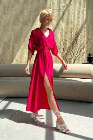 Jadone Fashion: Сукня Джансі малиновий - фото 2