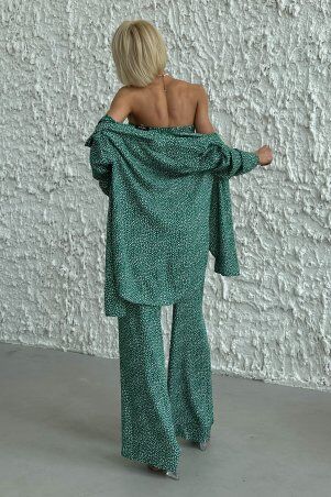 Jadone Fashion: Костюм-трійка Шторм зелений - фото 2