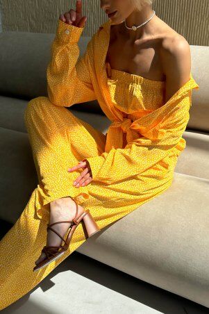 Jadone Fashion: Костюм-трійка Шторм жовтий - фото 2