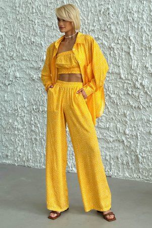 Jadone Fashion: Костюм-трійка Шторм жовтий - фото 6